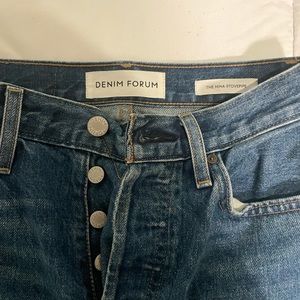 Denim forum (Aritzia) brand high waisted jeans